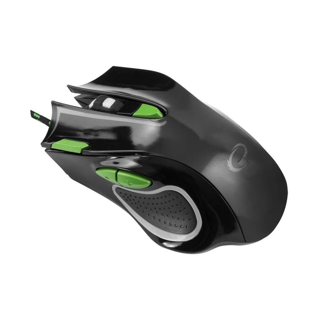 Мышка Esperanza MX401 Hawk black-green (EGM401KG) - изображение 4