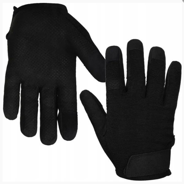 Тактичні рукавички Combat Touch Mil-Tec® Black L - зображення 1