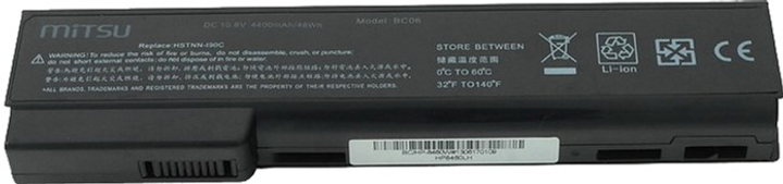 Bateria Mitsu do laptopów HP 10,8 V 4400 mAh (BC/HP-8460W) - obraz 3