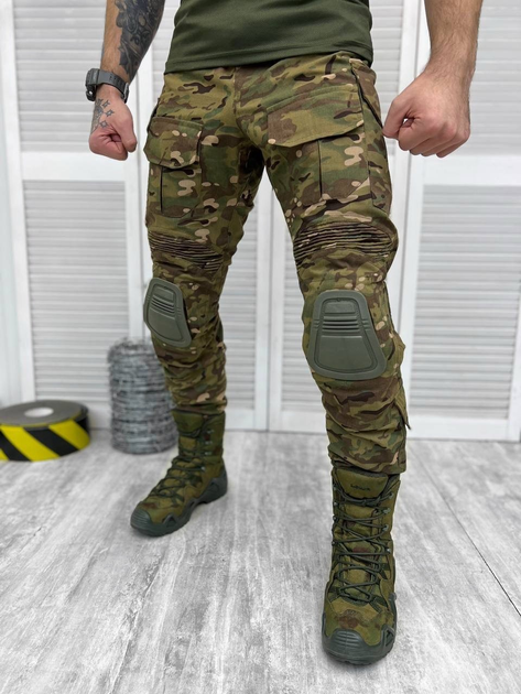 Тактические военные боевые брюки MTK G3, Камуфляж: Мультикам, Размер: L - изображение 1