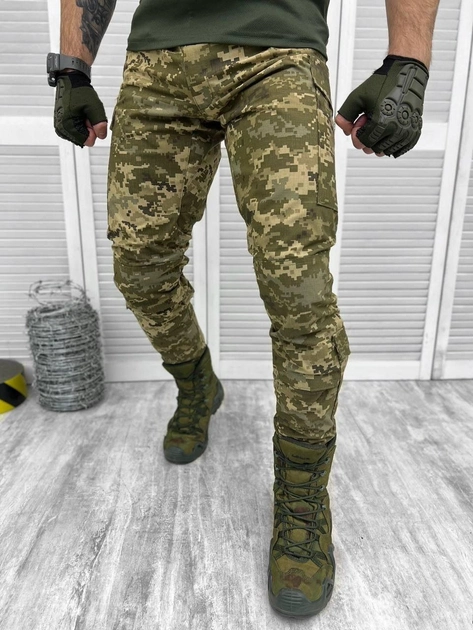 Тактичні військові бойові штани, Камуфляж: Піксель ЗСУ ММ-14, Розмір: 48/4 - зображення 1