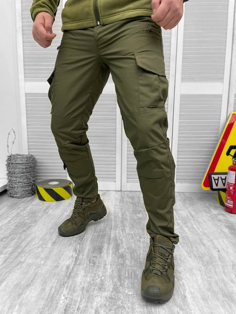 Тактические военные боевые брюки Nation, Камуфляж: Олива, Размер: L - изображение 1