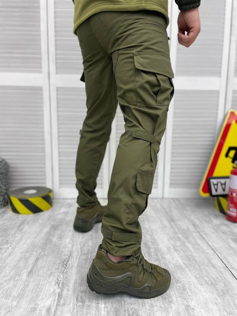 Тактические военные боевые брюки Nation, Камуфляж: Олива, Размер: L - изображение 2