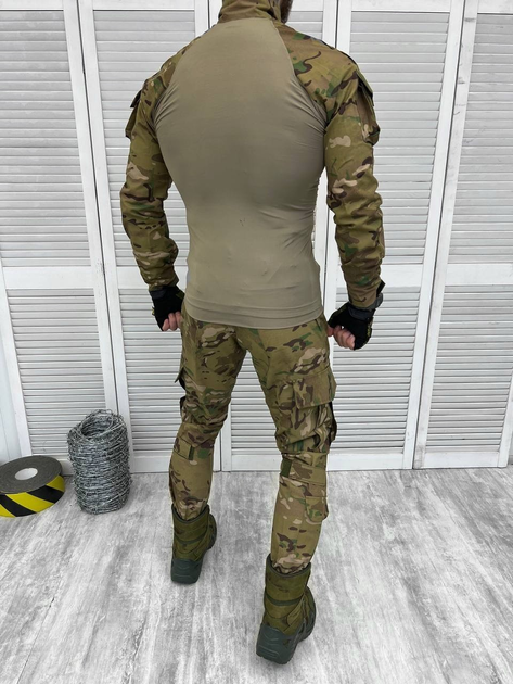 Тактический военный костюм Flass ( Убакс + Штаны ), Камуфляж: Мультикам, Размер: XL - изображение 2