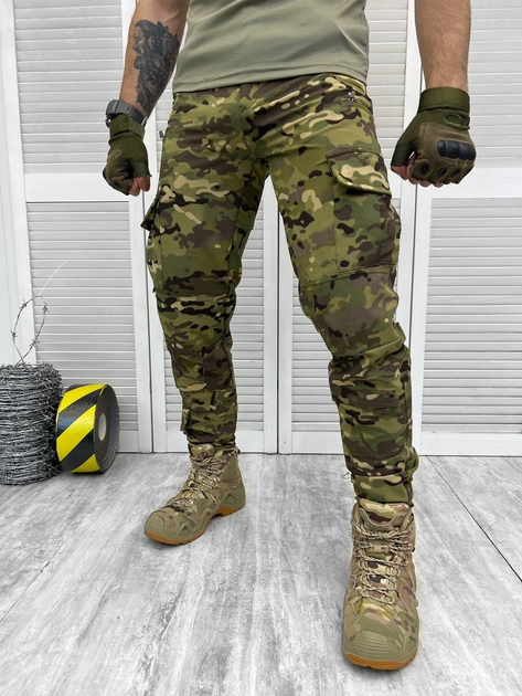 Тактичні військові бойові штани National, Камуфляж: Мультикам, Розмір: L - зображення 1