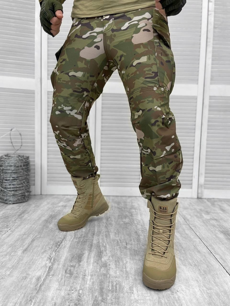 Тактические военные боевые брюки Single Sword, Камуфляж: Мультикам, Размер: M - изображение 1