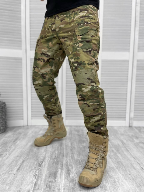 Тактические военные боевые брюки Nation, Камуфляж: Мультикам, Размер: M - изображение 1