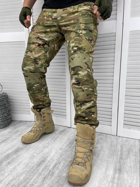 Тактические военные боевые брюки Nation, Камуфляж: Мультикам, Размер: XL - изображение 2