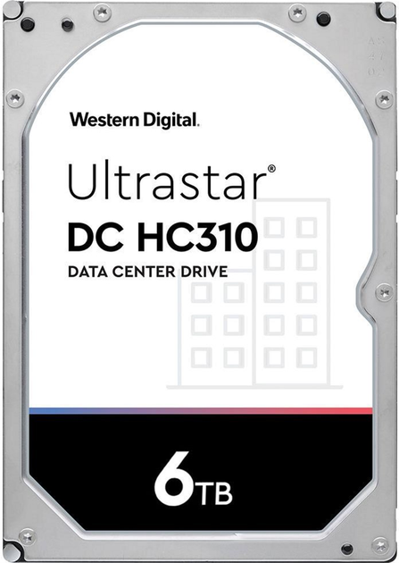 Dysk twardy Western Digital Ultrastar DC HC310 (7K6) 6TB 7200rpm 256MB HUS726T6TALN6L4_0B35946 3.5 SATA III - obraz 1
