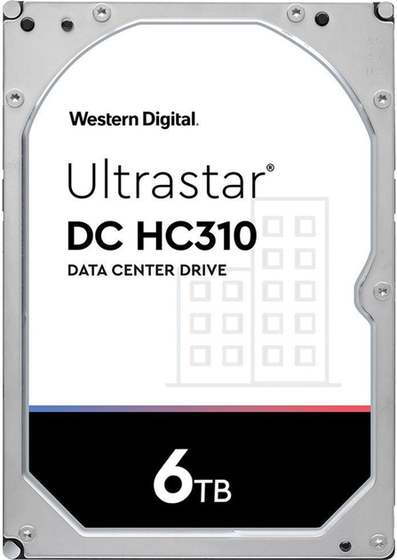 Жорсткий диск Western Digital Ultrastar DC HC310 (7K6) 6TB 7200rpm 256MB HUS726T6TAL5204_0B36047 3.5 SAS - зображення 1