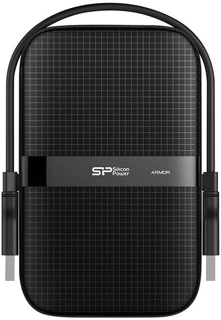 Жорсткий диск Silicon Power Armor A60 5TB SP050TBPHDA60S3A 2.5 USB 3.2 External Black - зображення 1