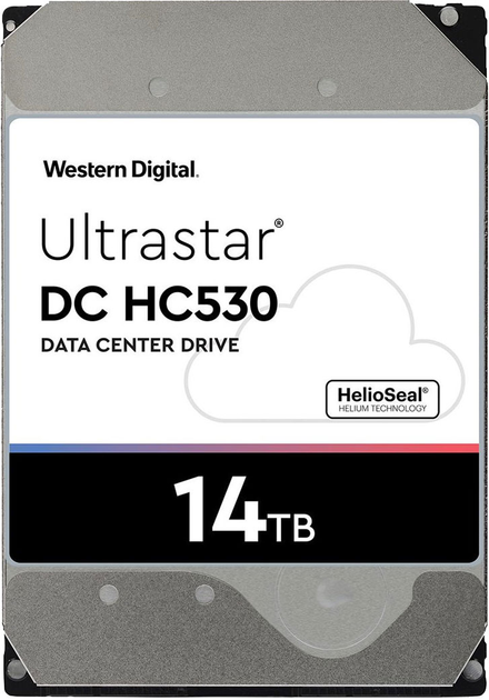 Dysk twardy Western Digital Ultrastar DC HC530 14TB 7200rpm 512MB WUH721414AL5204_0F31052 3.5 SAS - obraz 1