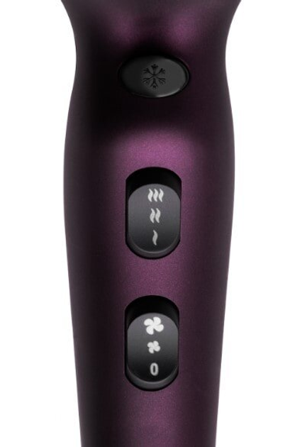 Фен для сушки волос с насадками ECG VV 3121 Professional фиолетовый - изображение 5