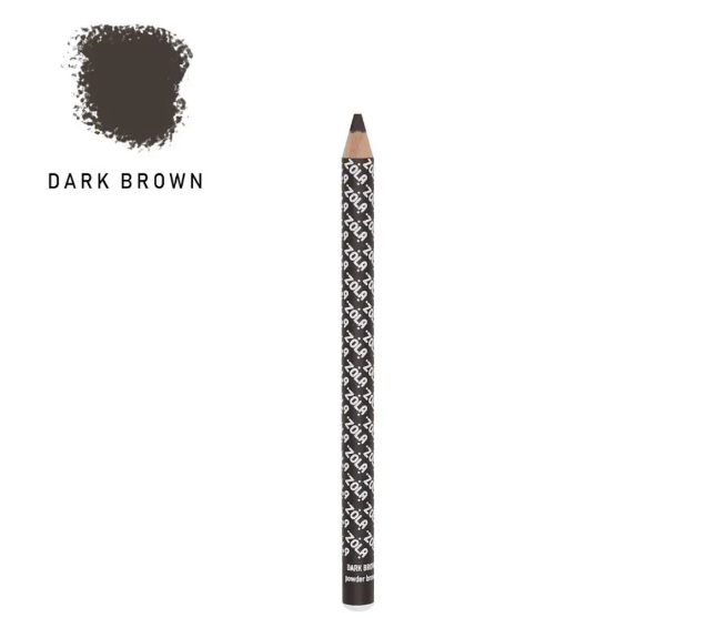 Карандаш для бровей пудровый Zola Powder Brow Pencil Dark Brown - Фото 1 Карандаш для бровей пудровый Zola Powder Brow Pencil Dark Brown - изображение 1