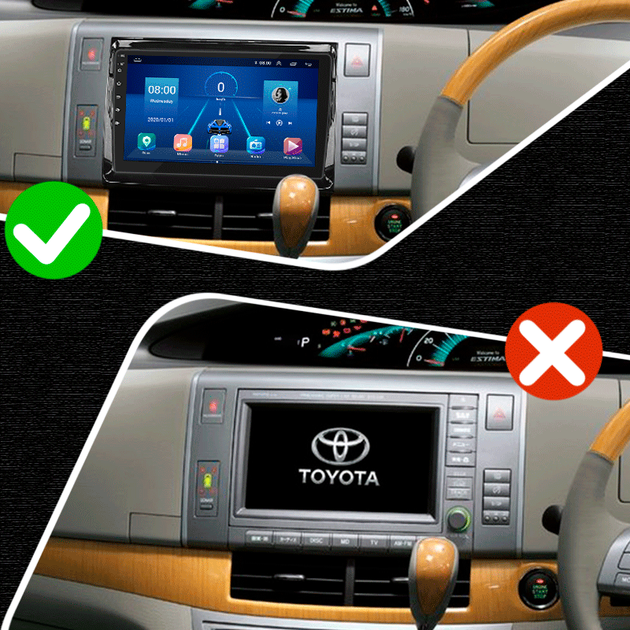 Штатная магнитола 9" Lesko для Toyota Estima III 2006-2008 6/128Gb 4G Wi-Fi GPS Top Тойота - изображение 3