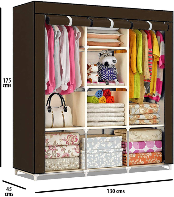 Тканевый шкаф-органайзер для одежды | Купить складной переносной шкаф | Интернет-магазин Стрекоза