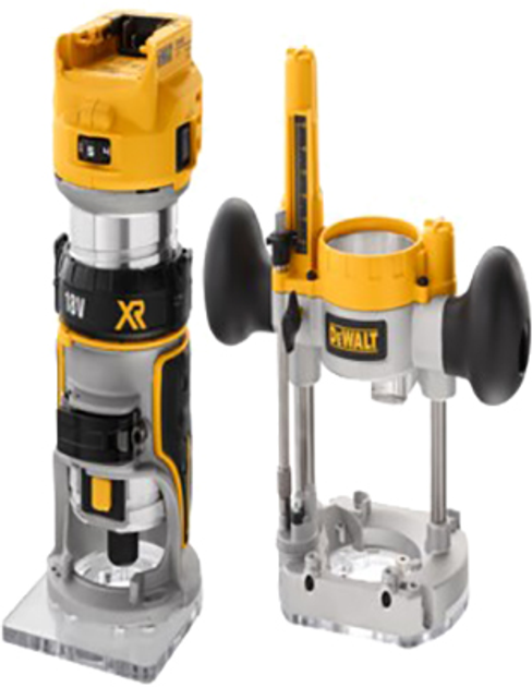 Фрезер DeWalt 18V XR BRUSHLESS 8 мм без акумулятора та зарядного пристрою (DCW604NT-XJ) - зображення 3