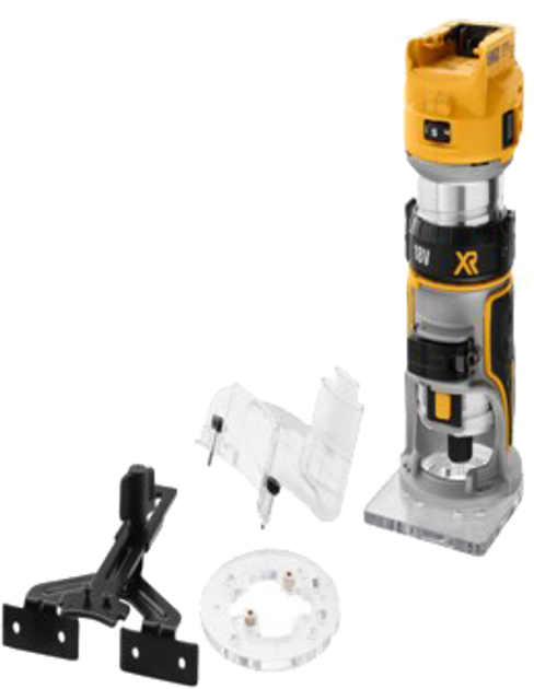 Фрезер DeWalt 18V XR BRUSHLESS 8 мм без акумулятора та зарядного пристрою (DCW604NT-XJ) - зображення 5