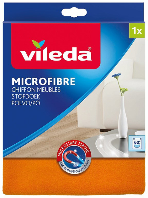 Серветка для пилу Vileda Microfibre 30x40 см (168863) - зображення 1