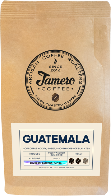 Акція на Кава в зернах Jamero Свіжообсмажена Гватемала 500 г від Rozetka