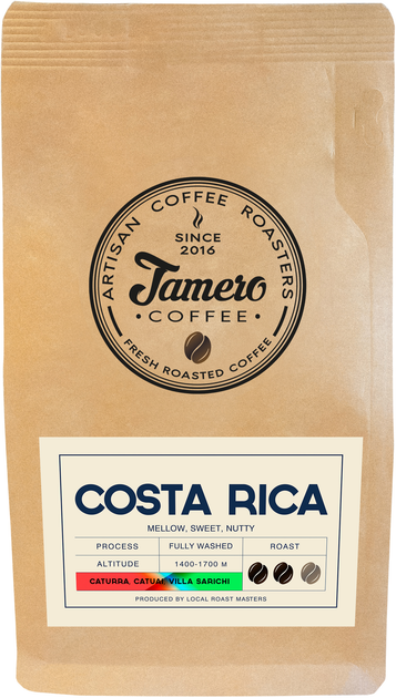 Акція на Кава в зернах Jamero Свіжообсмажена Коста-Ріка 500 г від Rozetka
