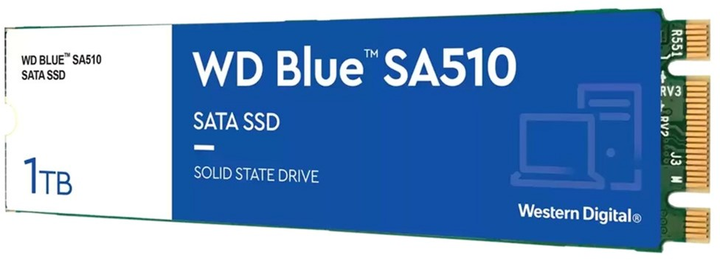 Western Digital Blue 1TB M.2 SATAIII TLC 3D (WDS100T3B0B) - изображение 2