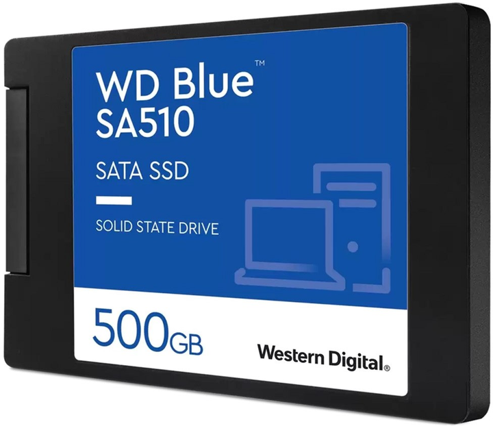 Western Digital Blue 500GB 2.5" SATAIII TLC 3D (WDS500G3B0A) - изображение 2