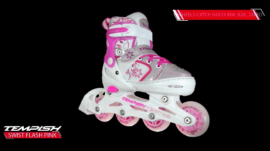 Детские ролики Tempish Swist Flash Розовые 30-33 (rl333) - изображение 2