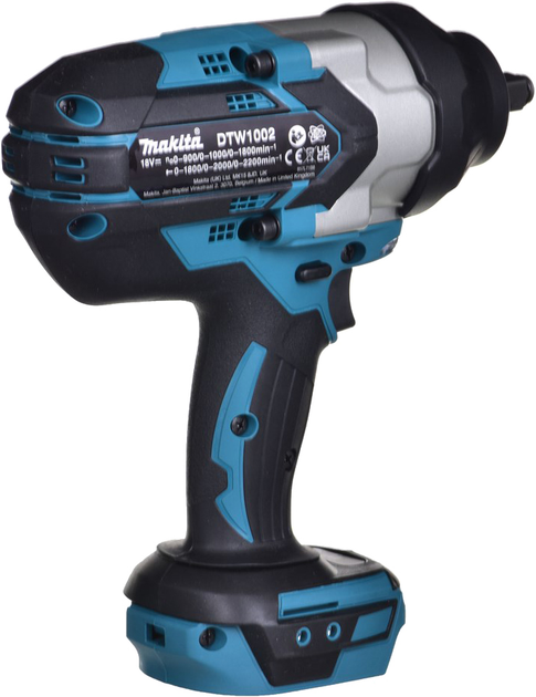 Гайковерт Makita 18 V DTW1002Z без акумулятора та зарядного пристрою - зображення 3