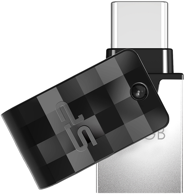 Silicon Power Mobile C31 64GB USB 3.2/Type-C Black (SP064GBUC3C31V1K) - зображення 3