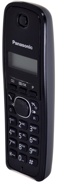 Телефон стаціонарний Panasonic KX-TG1611 PDH Black - зображення 3