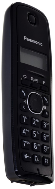 Телефон стаціонарний Panasonic KX-TG1611 PDH Black - зображення 4