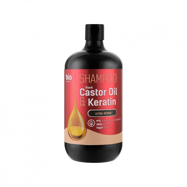 Шампунь Bio Naturell Black Castor Oil & Keratin 946 мл (8588006041385