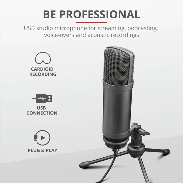 Мікрофон Trust GXT 252 Emita Plus Microphone (22400) - зображення 3