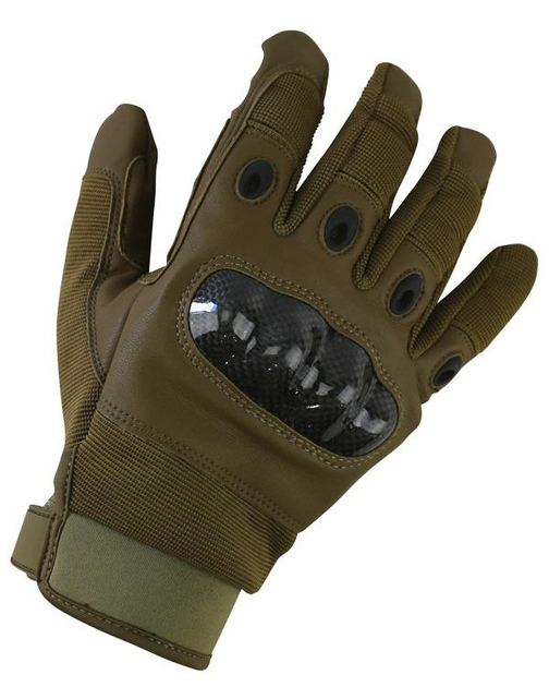 Перчатки тактические Kombat UK Predator Tactical Gloves M/L Койот (1000-kb-ptg-coy-m-l) - изображение 1