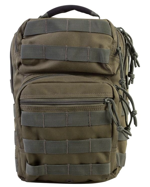 Рюкзак тактичний однолямковий Kombat UK Mini Molle Recon Shoulder Bag 10л Оливковий (1000-kb-mmrsb-olgr) - зображення 1
