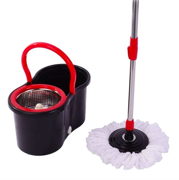 Турбо швабра с ведром и центрифугой Spin Mop 360, ведро с самоотжимом ...
