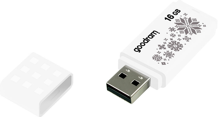 Pendrive Goodram UME2 16GB USB 2.0 biały (UME2-0160W0R11-WI) - obraz 2