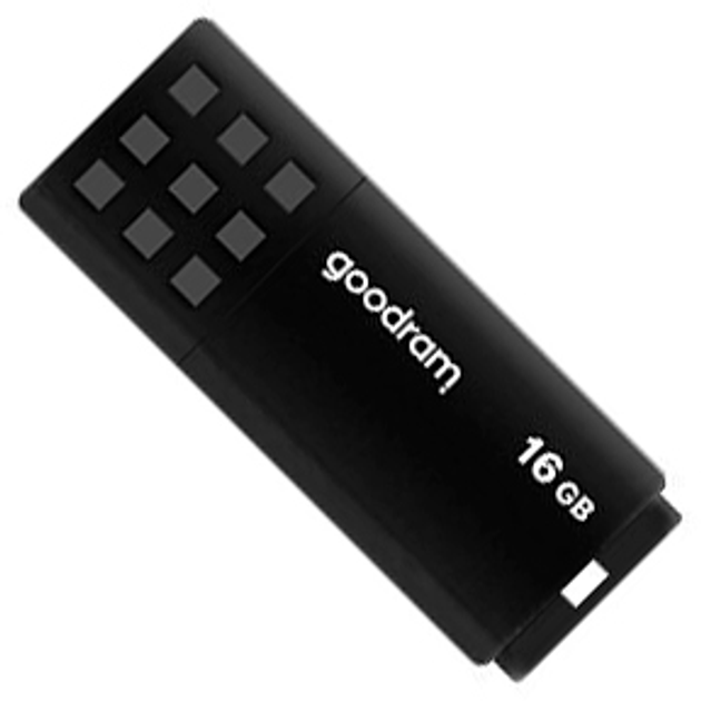 Pendrive Goodram UME3 16 GB USB 3.1 Czarny (UME3-0160K0R11) - obraz 1