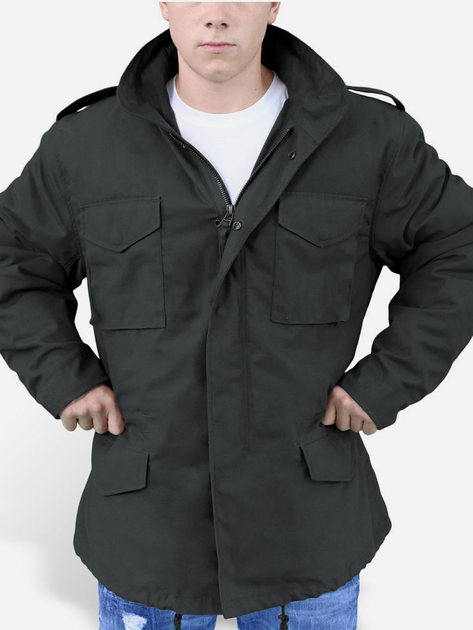 Тактична куртка Surplus Us Fieldjacket M69 20-3501-03 M Чорна - зображення 1