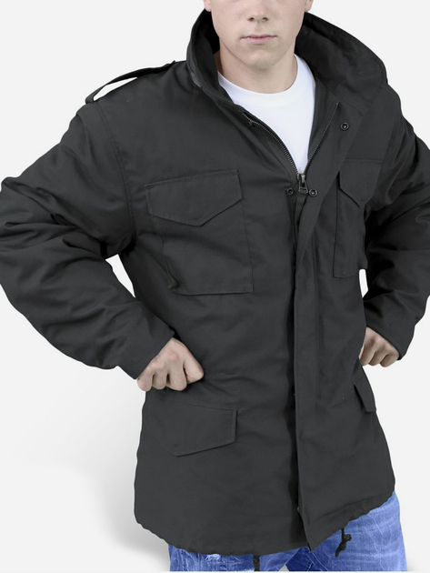 Тактична куртка Surplus Us Fieldjacket M69 20-3501-03 XL Чорна - зображення 2
