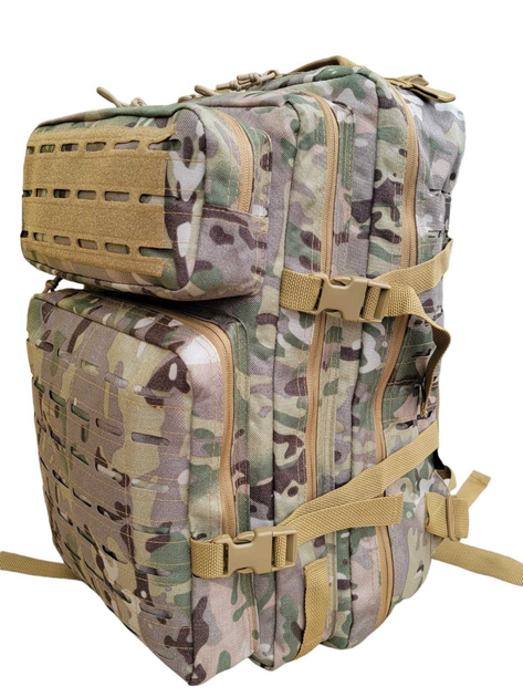 Рюкзак тактический штурмовой объем 40 лит материал CORDURA мультикам - изображение 1