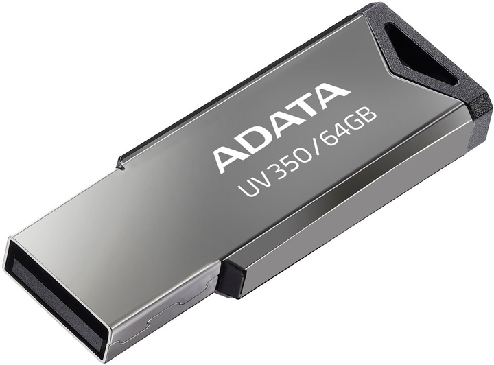 ADATA UV350 64 GB USB 3.1 metaliczny (AUV350-64G-RBK) - obraz 3