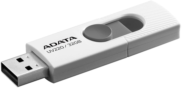 ADATA UV220 32GB USB 2.0 White (AUV220-32G-RWHGY) - зображення 2
