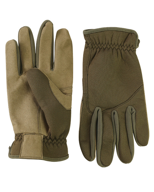 Рукавички тактичні KOMBAT UK Delta Fast Gloves, койот, S - изображение 2