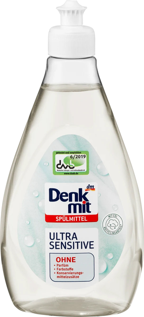 Средство для мытья посуды DenkMit Spulmittel Ultra Sensitive 500 мл ...