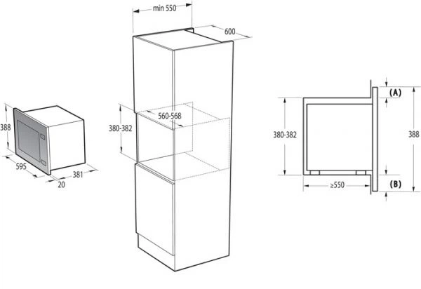 Встраиваемая микроволновая печь Gorenje bm251sg2wg - изображение 10