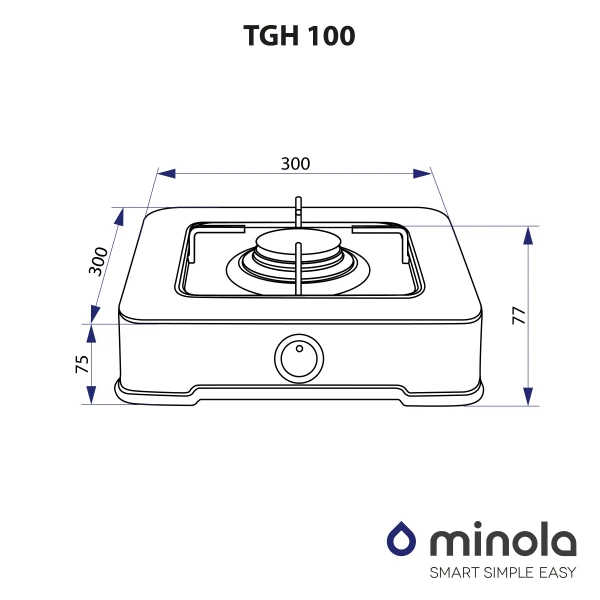 Настольная газовая плита Minola tgh 100 wh - изображение 6