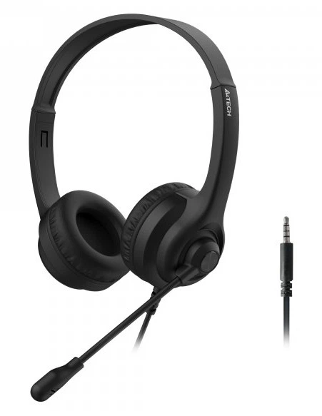 Навушники A4Tech HS-8i, Black - Фото 1 Навушники A4Tech HS-8i, Black - зображення 1