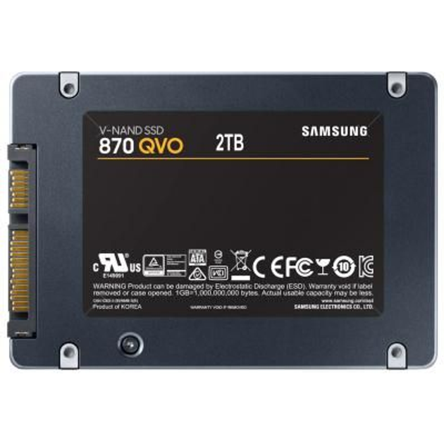 SSD накопитель Samsung 870 qvo 2tb 2.5" (mz-77q2t0bw) - изображение 2